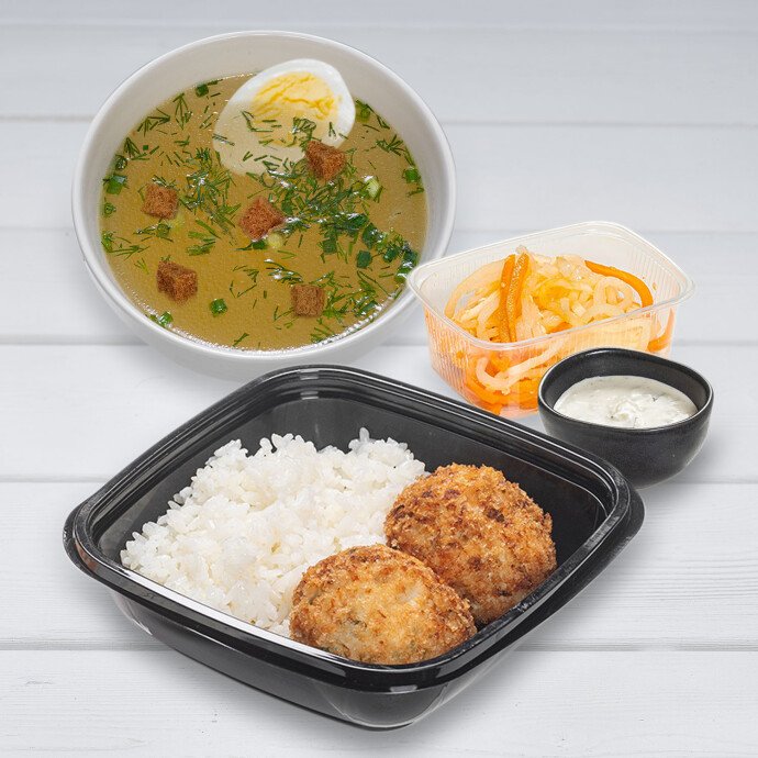 Koмплeксный обед № 4