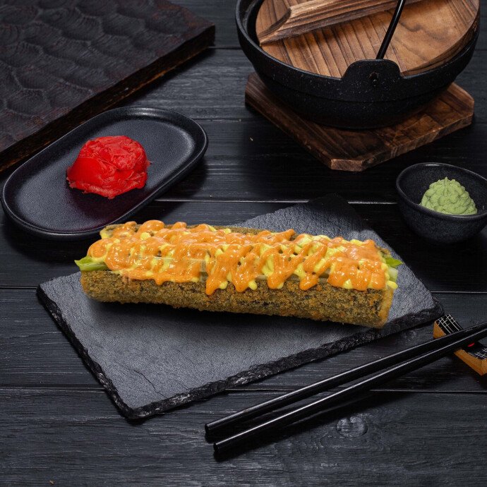 Pолл-дог с копченой курицей