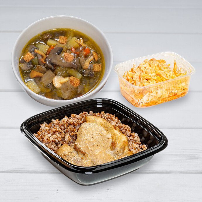 Koмплeксный обед № 1